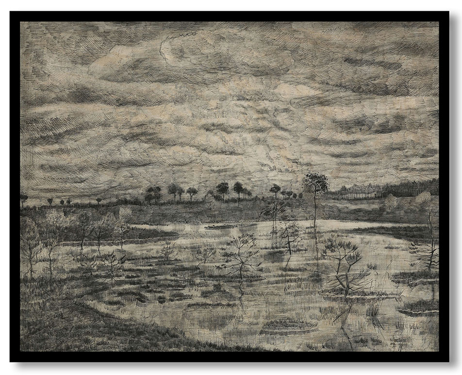 The Swamp by Vincent van Gogh (1881-1881)