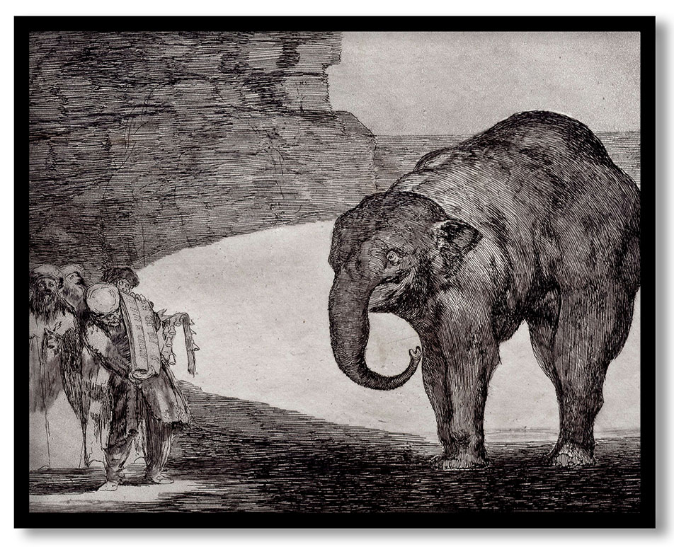 Animal Folly by Francisco Goya (1815-1819)