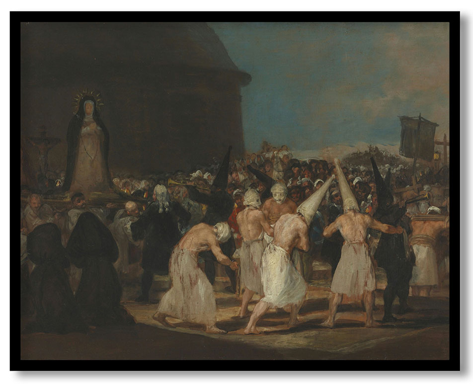 Los disciplinantes by Francisco Goya (1808-1812)