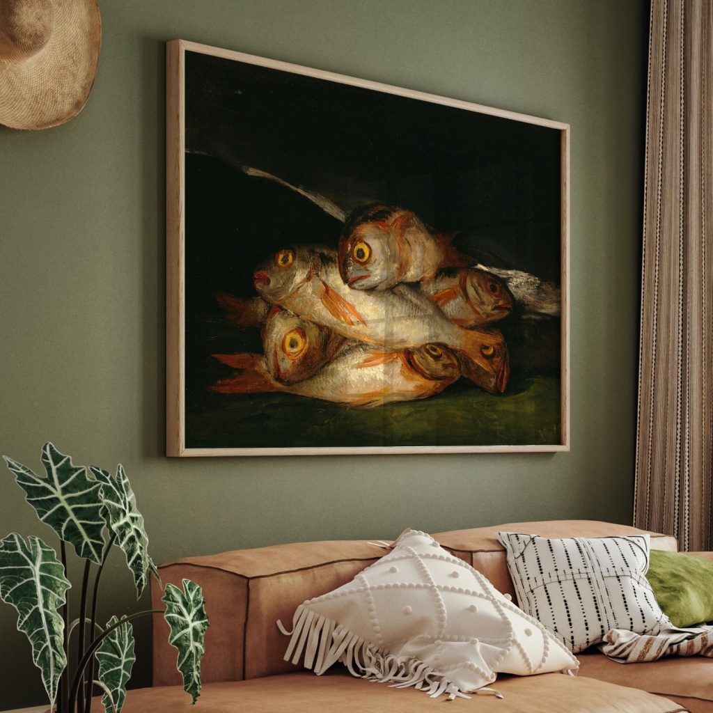 Still Life with Golden Bream by Francisco Goya (1808-1812)