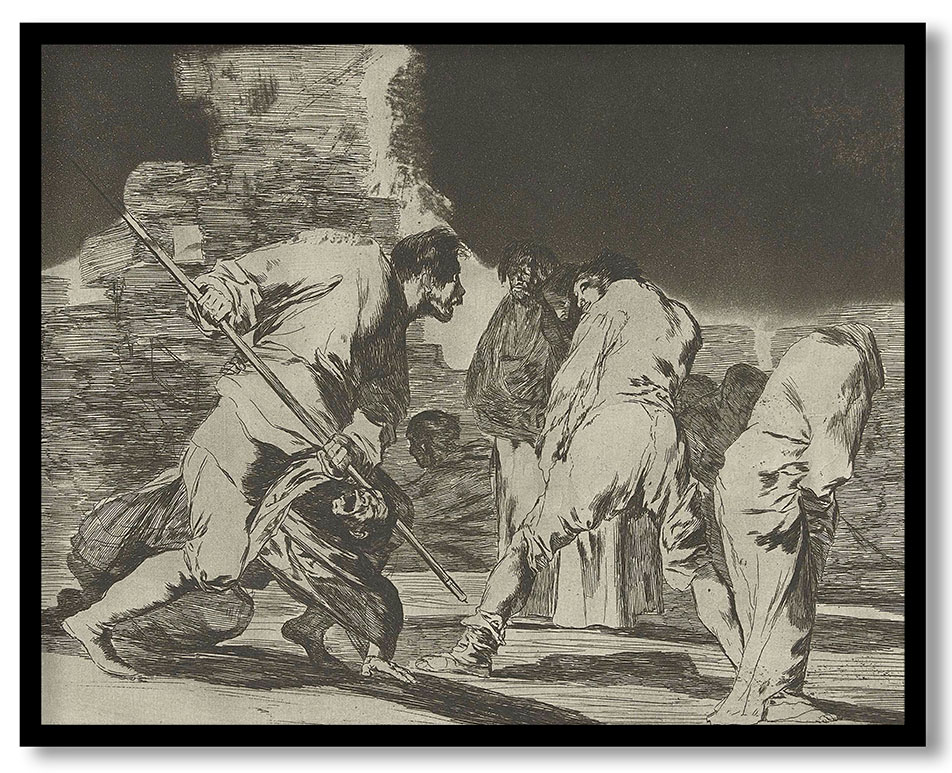 Woedende dwaasheid by Francisco Goya (1815-1820)