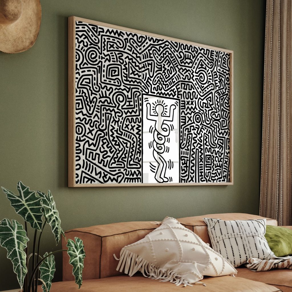 Sweet Saturday Night by Keith Haring (1985)