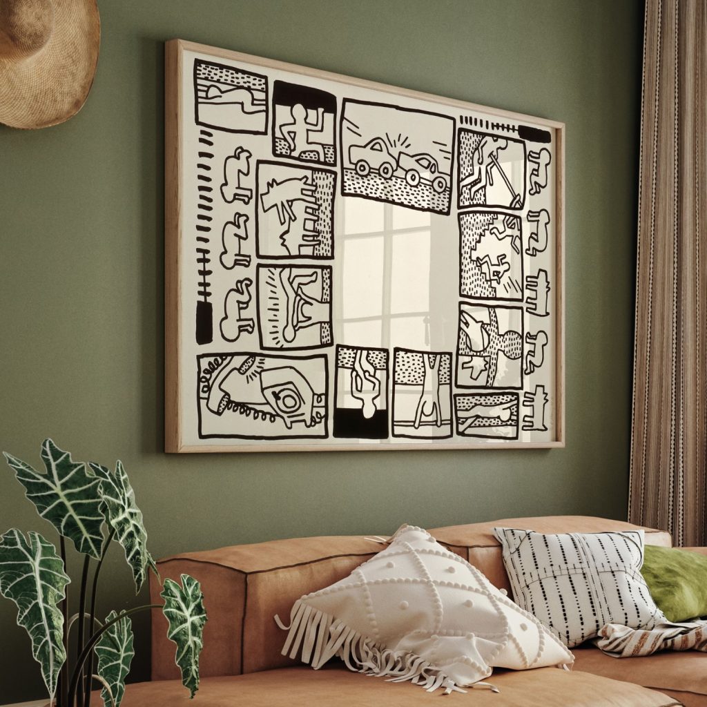 The Blueprint Drawings #235 by Keith Haring (1990)