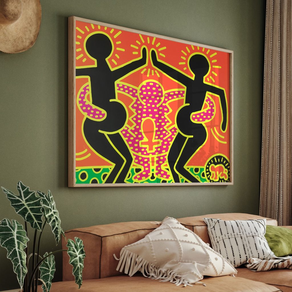 Untitled (Fertility) by Keith Haring (1983)