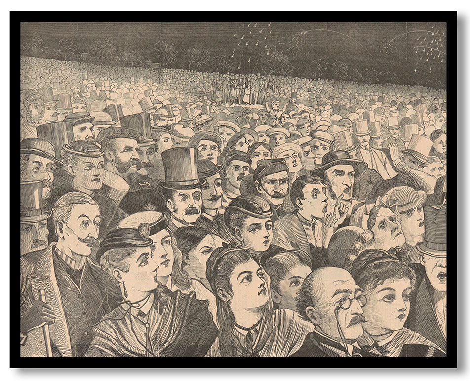 Fire-Works on the Night of the Fourth of July by Winslow Homer (1868)