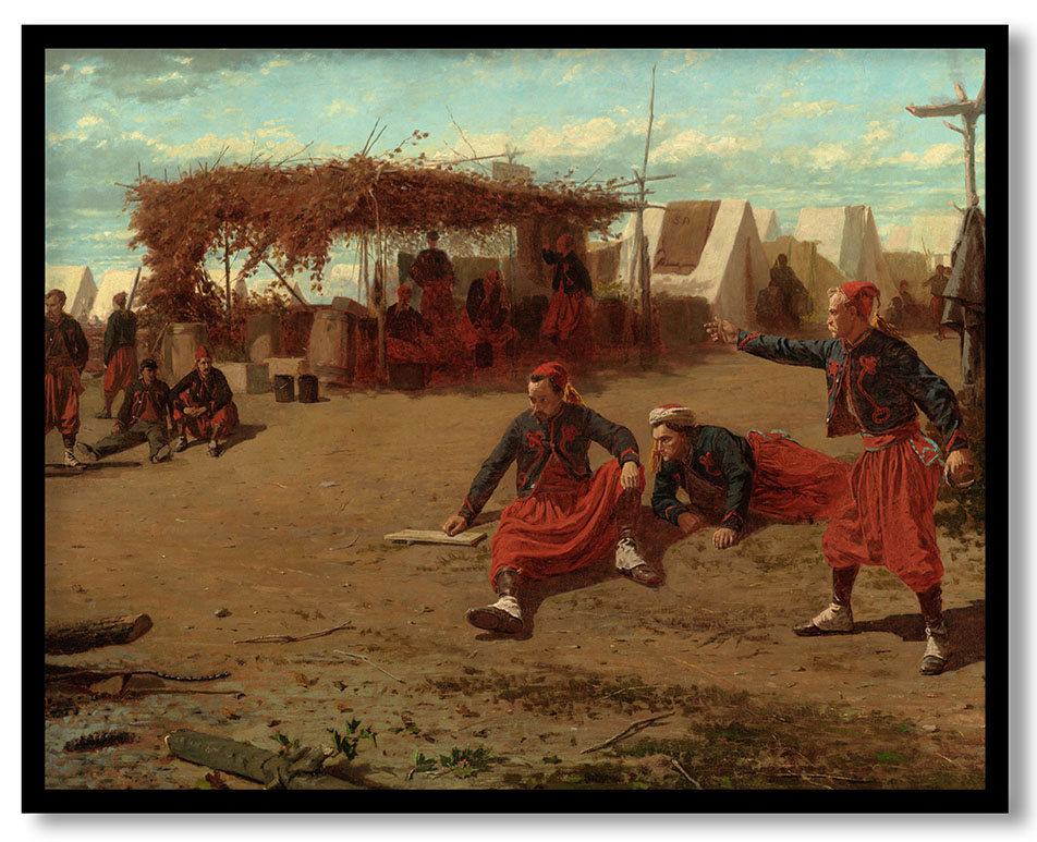 Pitching Quoits by Winslow Homer (1865)