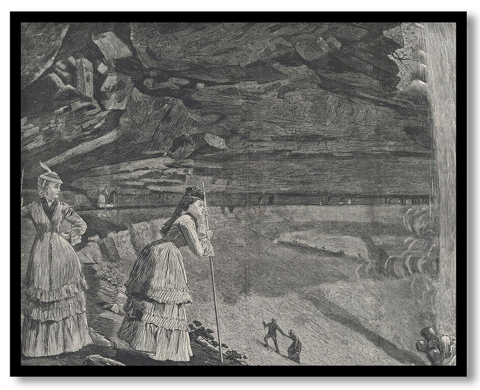 Under the Falls, Catskill Mountains – From a Painting by Winslow Homer (Harper's Weekly, Vol. XVI) by Winslow Homer (1878)