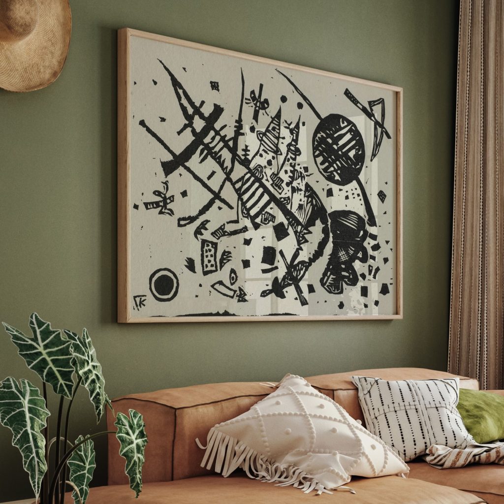 Holzschnitt für die Ganymed-Mappe (Wood for the Ganymed-Mappe) by Wassily Kandinsky (1924)