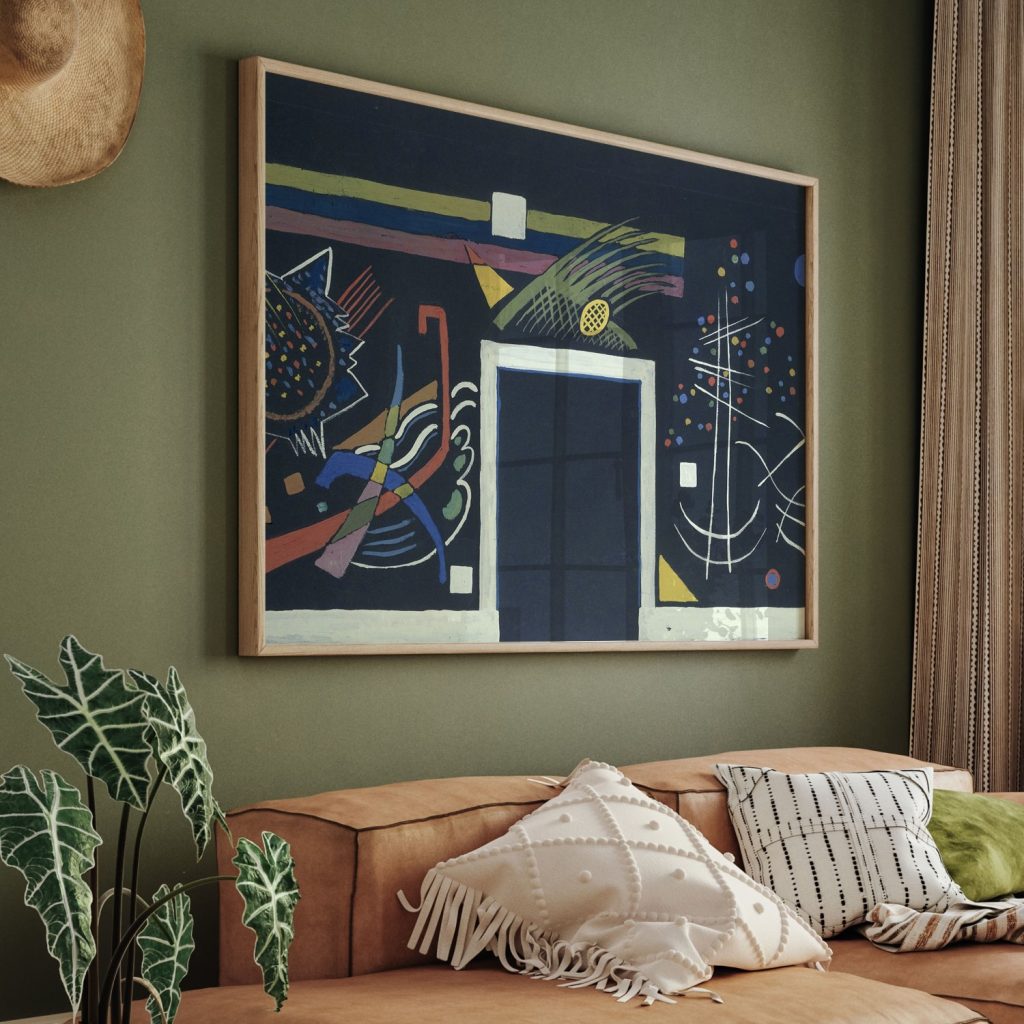Model of Pannel for the Exhibit of Juryfreie: Wall B by Wassily Kandinsky (1922)