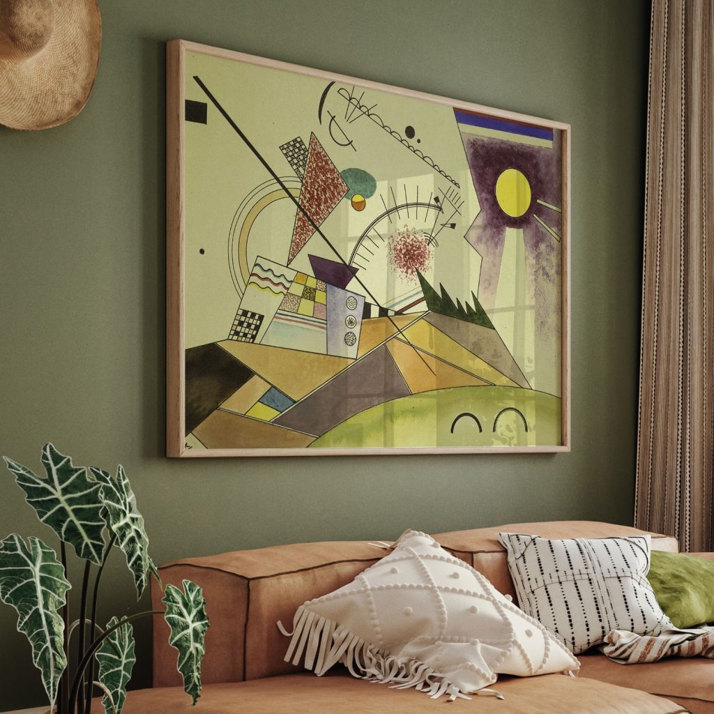 Study for Bewegte Ruhe by Wassily Kandinsky (1923)