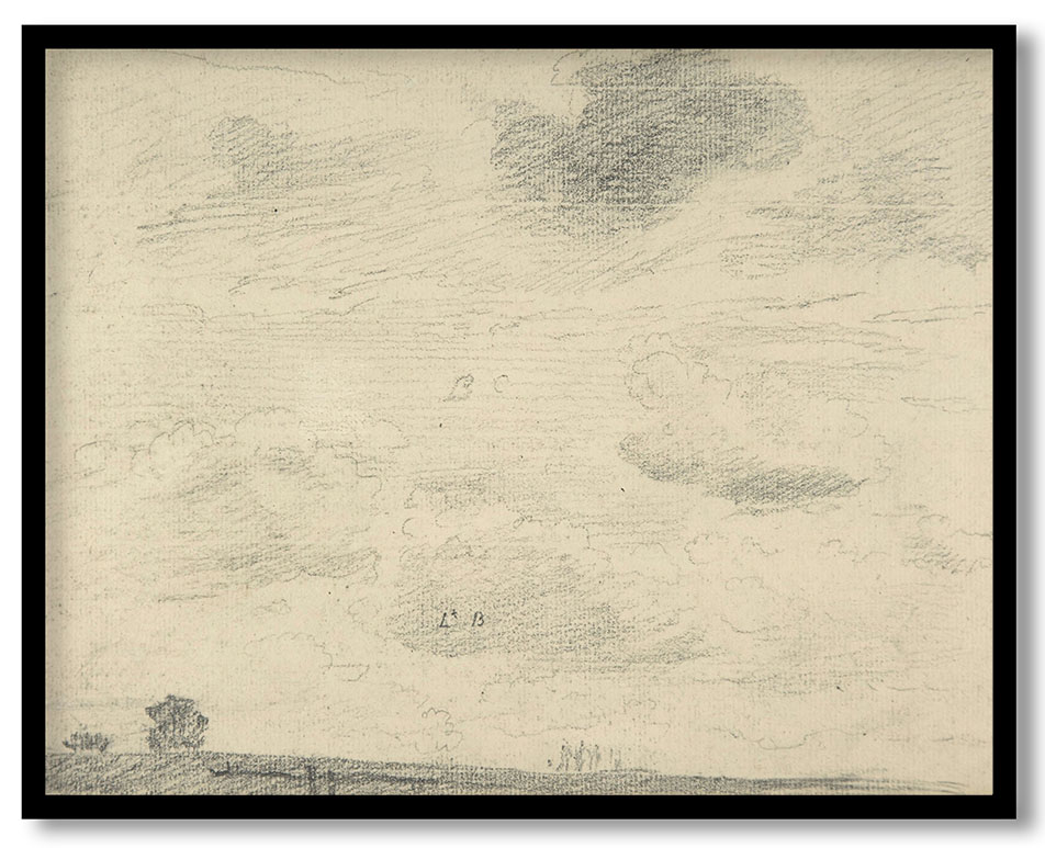 Cloud Study at Hampstead Heath by John Constable (ca.1821)