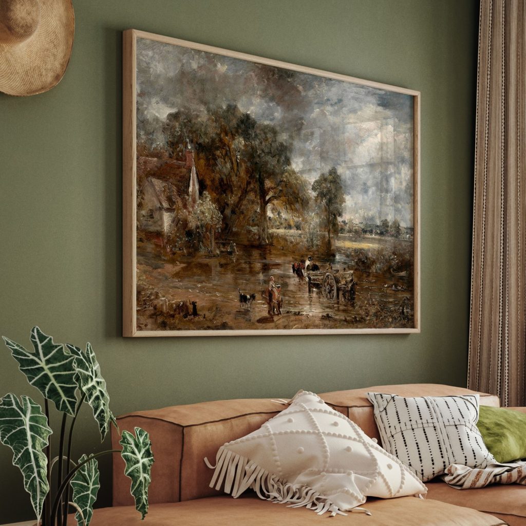 Wall Art | The Hay Wain (full scale study) by John Constable (1821