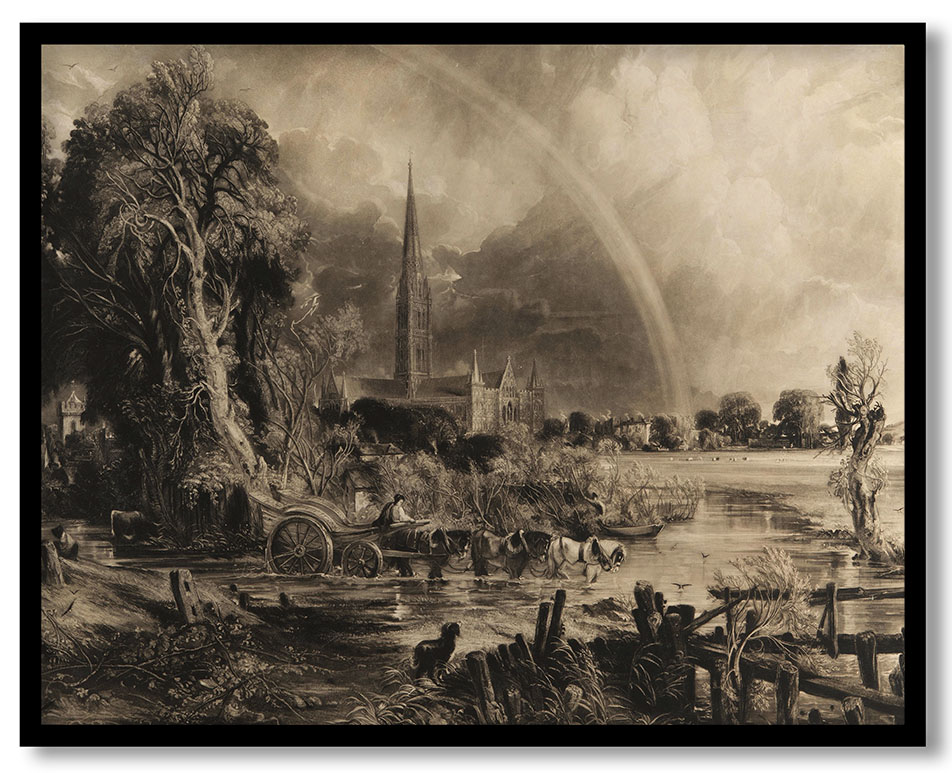 The Salisbury Cathedral by John Constable (1831)