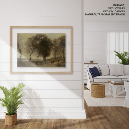 Hampton,Style,Living,Room,Interior,With,Frame,Mockup,,3d,Render