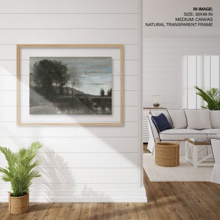 Hampton,Style,Living,Room,Interior,With,Frame,Mockup,,3d,Render