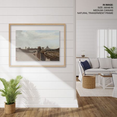 Hampton,Style,Living,Room,Interior,With,Frame,Mockup,,3d,Render
