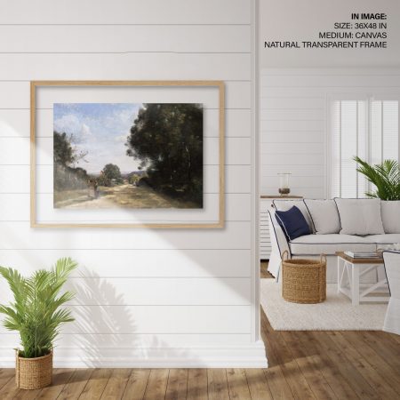 Hampton,Style,Living,Room,Interior,With,Frame,Mockup,,3d,Render