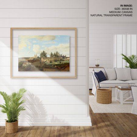 Hampton,Style,Living,Room,Interior,With,Frame,Mockup,,3d,Render