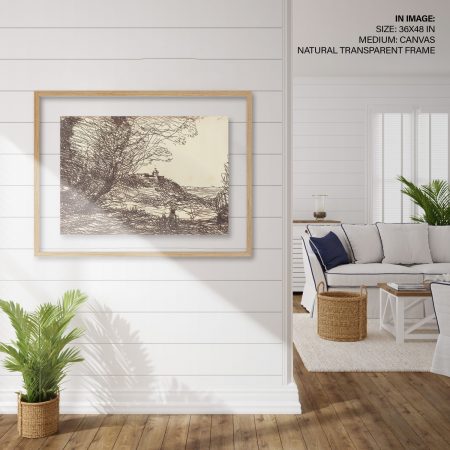 Hampton,Style,Living,Room,Interior,With,Frame,Mockup,,3d,Render