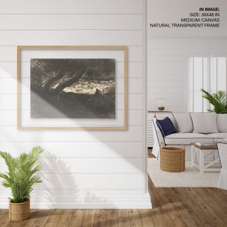 Hampton,Style,Living,Room,Interior,With,Frame,Mockup,,3d,Render