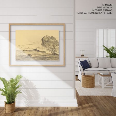 Hampton,Style,Living,Room,Interior,With,Frame,Mockup,,3d,Render