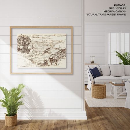 Hampton,Style,Living,Room,Interior,With,Frame,Mockup,,3d,Render