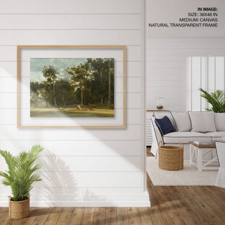 Hampton,Style,Living,Room,Interior,With,Frame,Mockup,,3d,Render