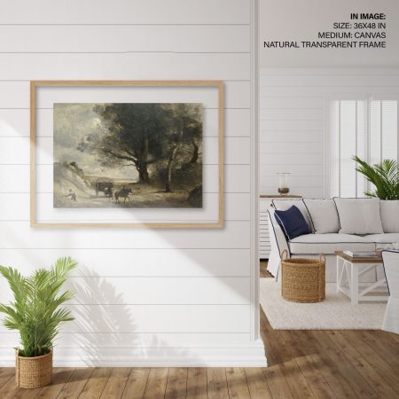 Hampton,Style,Living,Room,Interior,With,Frame,Mockup,,3d,Render