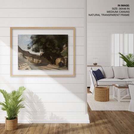 Hampton,Style,Living,Room,Interior,With,Frame,Mockup,,3d,Render