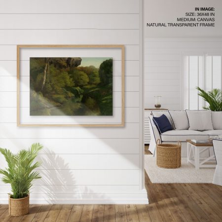 Hampton,Style,Living,Room,Interior,With,Frame,Mockup,,3d,Render