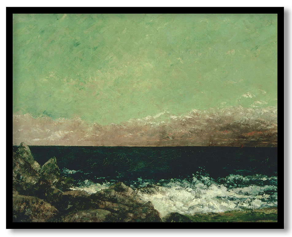 The Mediterranean by Gustave Courbet (1857)