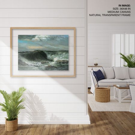 Hampton,Style,Living,Room,Interior,With,Frame,Mockup,,3d,Render