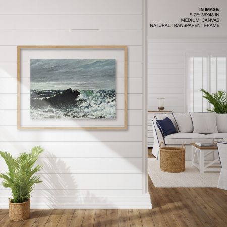 Hampton,Style,Living,Room,Interior,With,Frame,Mockup,,3d,Render