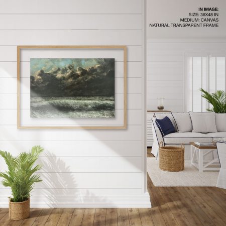 Hampton,Style,Living,Room,Interior,With,Frame,Mockup,,3d,Render