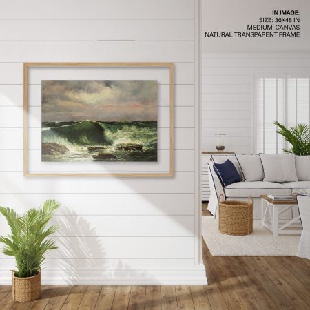 Hampton,Style,Living,Room,Interior,With,Frame,Mockup,,3d,Render