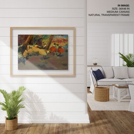 Hampton,Style,Living,Room,Interior,With,Frame,Mockup,,3d,Render