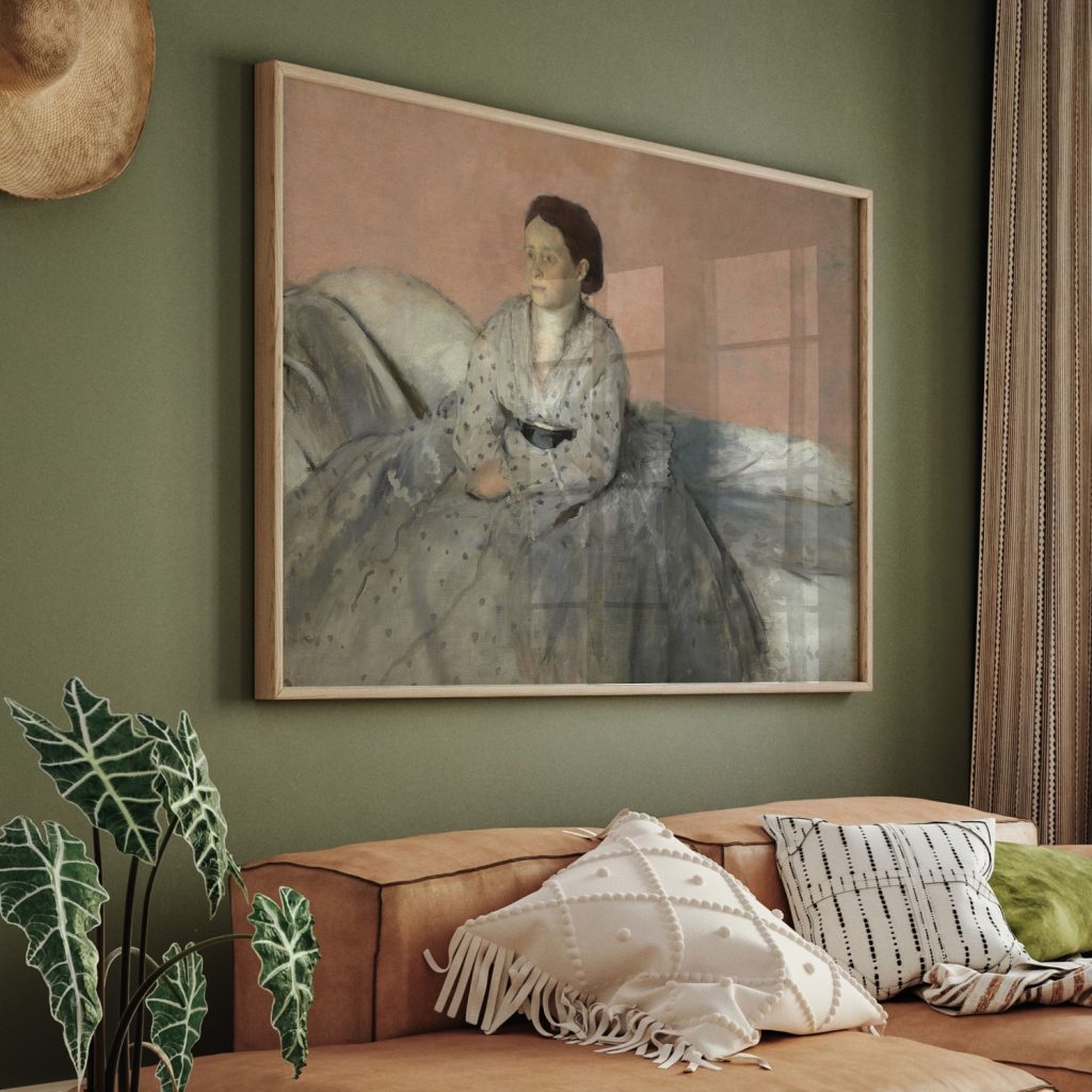 Madame René de Gas by Edgar Degas (1872-1873)