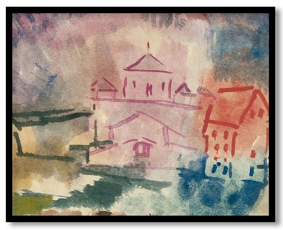 Cemetery Building by Paul Klee (1913-1913)