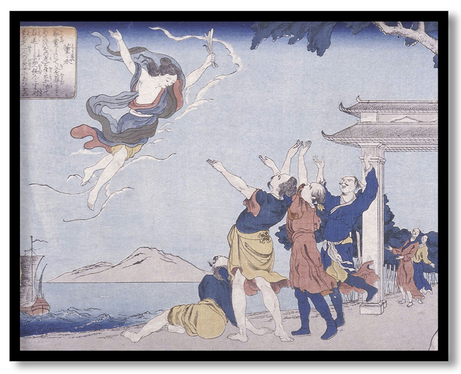 Mirror of 24 Paragons of Filial Piety: Dong Yong (Tō Ei) by Utagawa Kuniyoshi (about 1840)