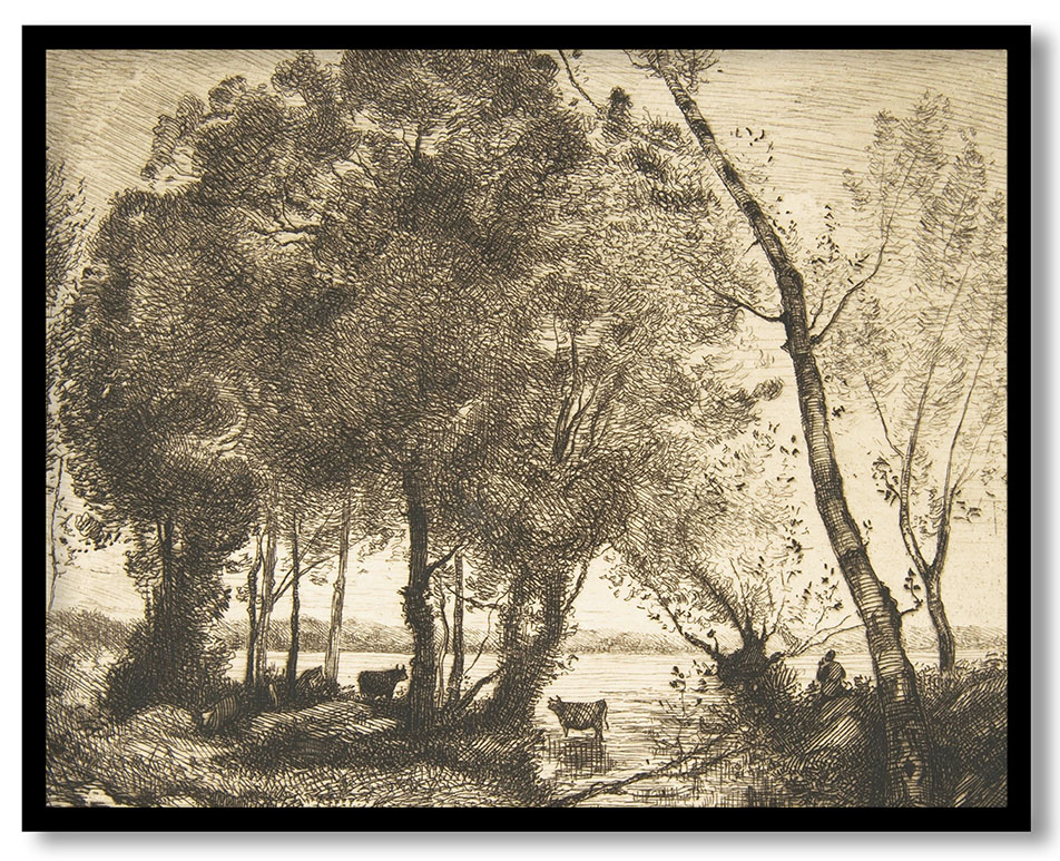 Le Lac by Félix Bracquemond (1861)