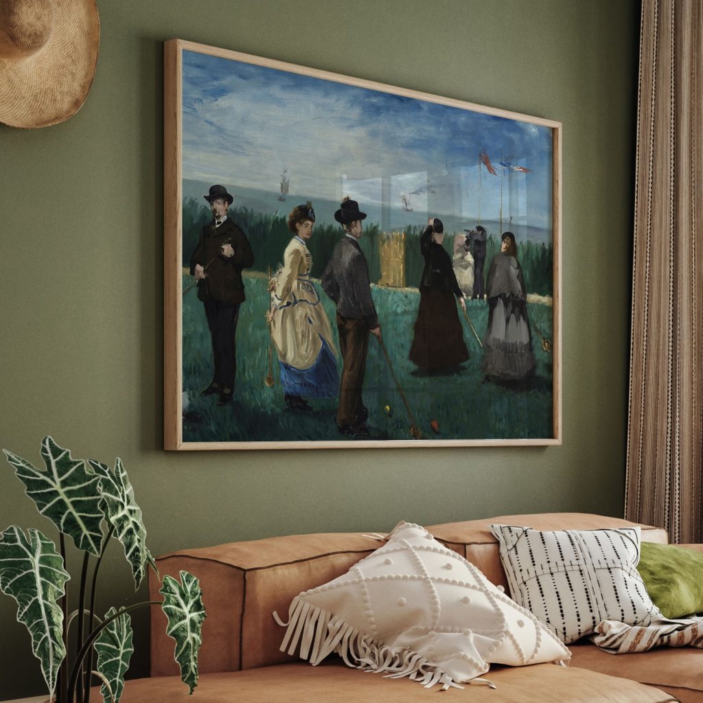 The Croquet Party (La partie de croquet) by Edouard Manet (1871)