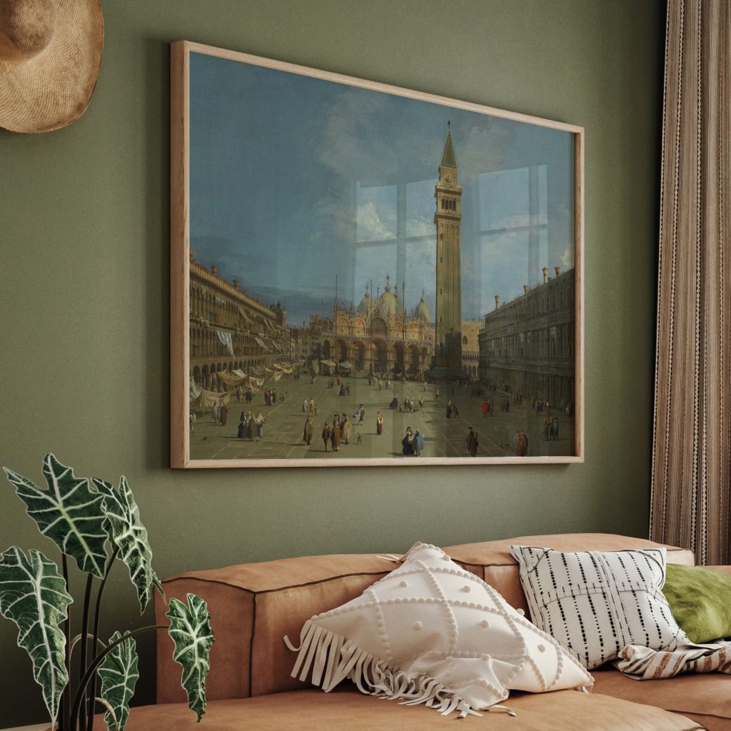 Piazza San Marco by Giovanni Antonio Canaletto (late 1720s)