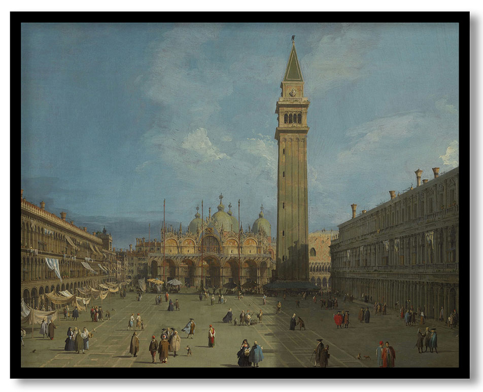 Piazza San Marco by Giovanni Antonio Canaletto (late 1720s)