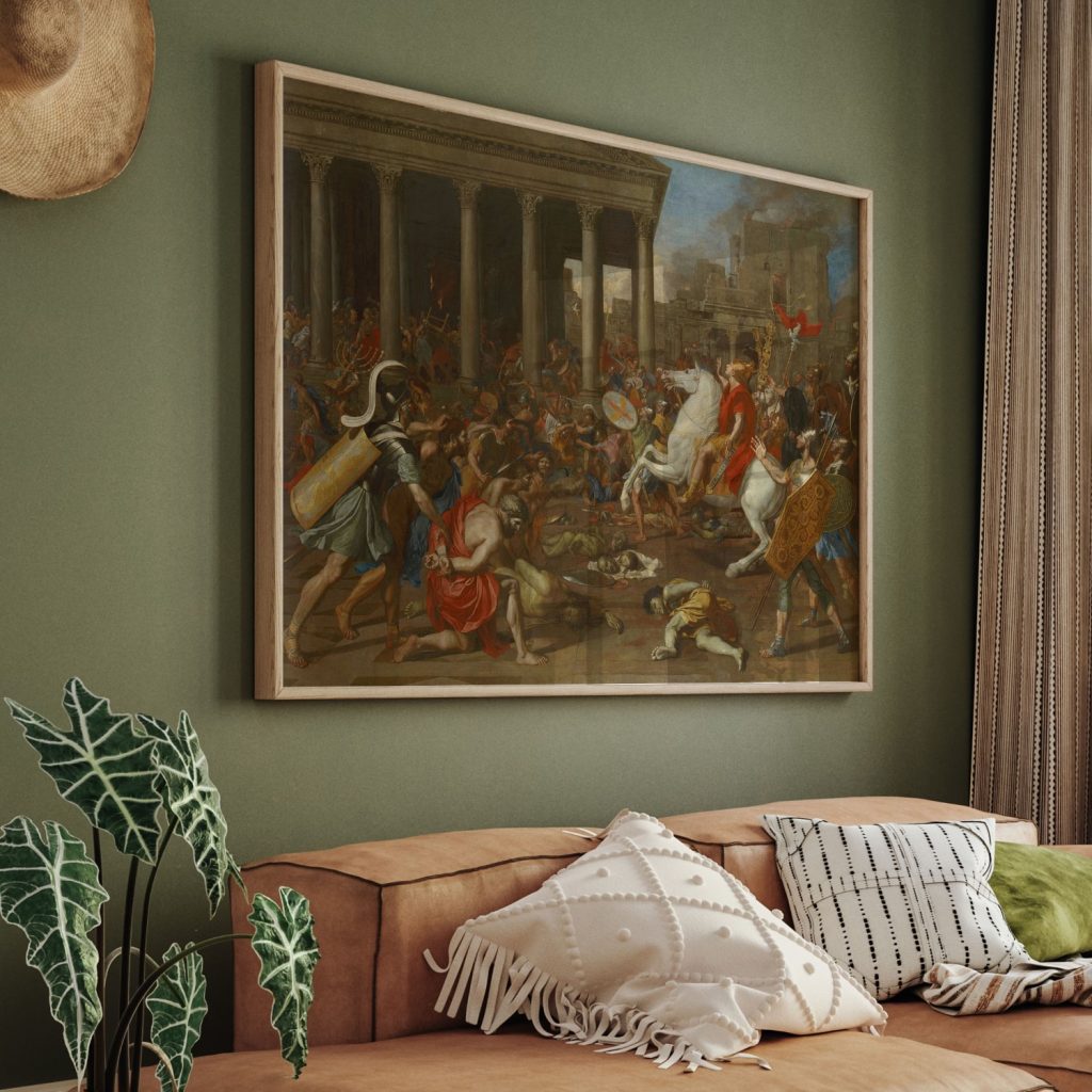 The Conquest of Jerusalem by Emperor Titus by Nicolas Poussin (1638)