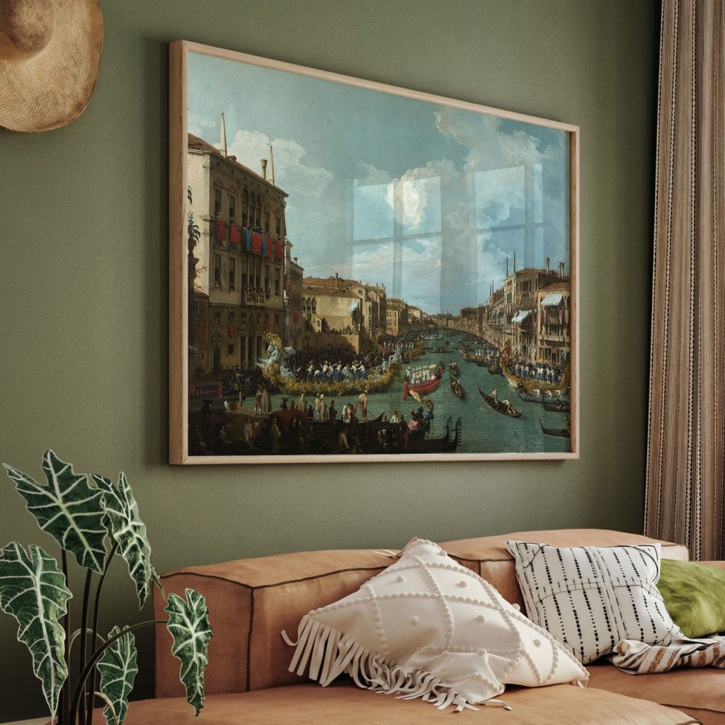 Regatta on the Grand Canal by Giovanni Antonio Canaletto (1730-1740)