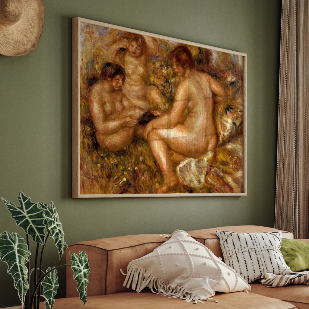 Three Bathers by Pierre Auguste Renoir (1917-1919)