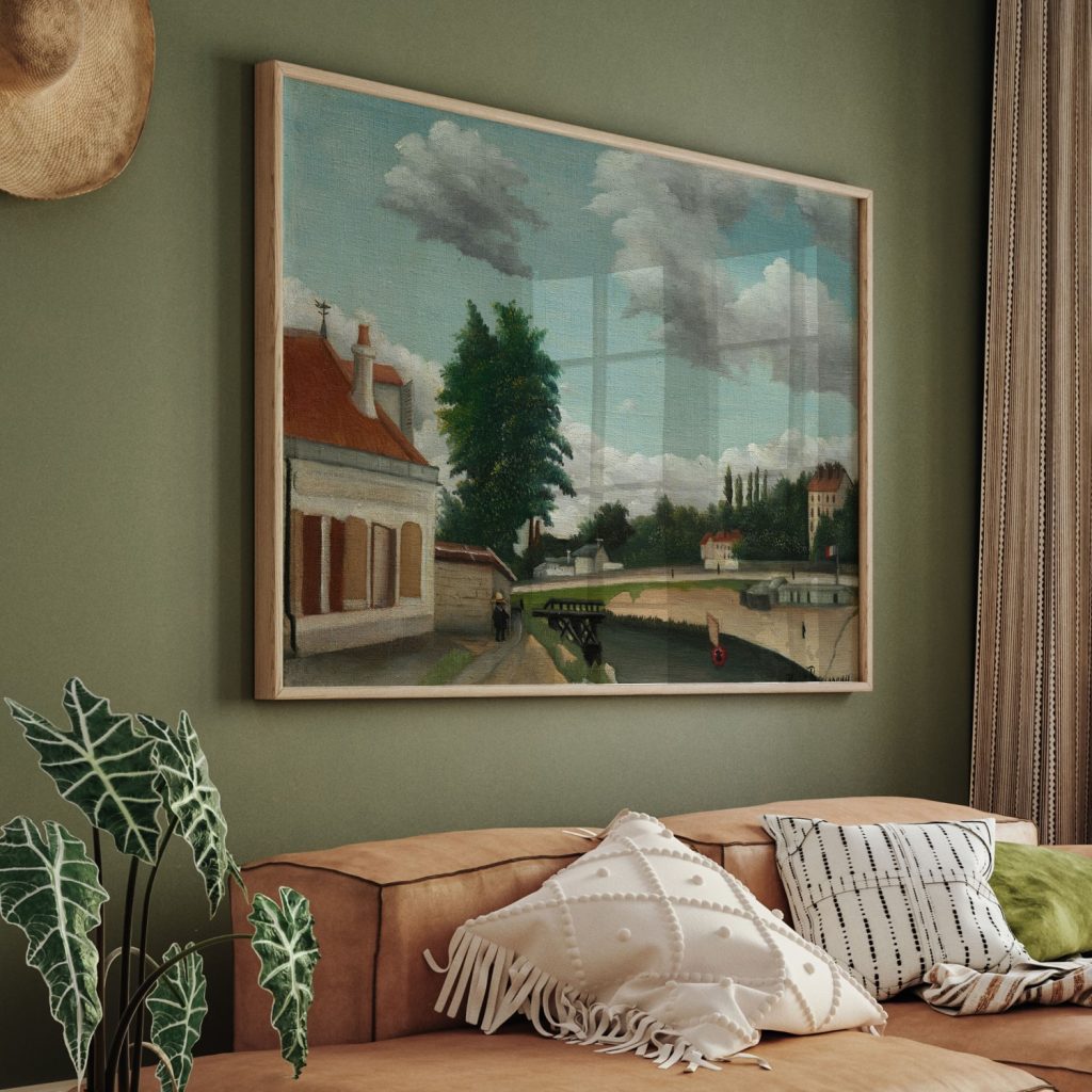 Outskirts of Paris by Henri Rousseau (c. 1897-1905)