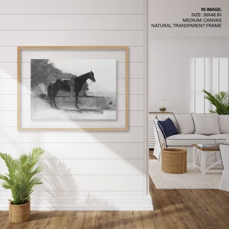 Hampton,Style,Living,Room,Interior,With,Frame,Mockup,,3d,Render