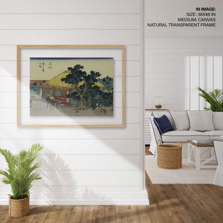 Hampton,Style,Living,Room,Interior,With,Frame,Mockup,,3d,Render