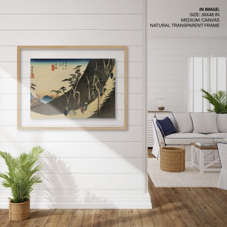Hampton,Style,Living,Room,Interior,With,Frame,Mockup,,3d,Render